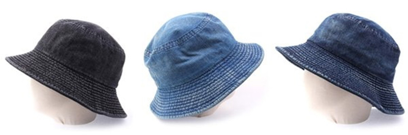 denim bucket hat